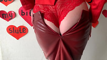 Preview 1 of Biggest Hot Porn Blcak 18 Year - Worship this sexy booty in red panties. Dominatrix Nika wishes you a Happy Valentine&#039_s Day.