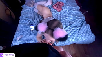Preview 3 of Hairy Ti - (POV) Femboy fucks a guy with a big ass,  and ends up like a fire hose