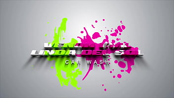 Preview 1 of Mail To Mail Xxx Body Massage - Linda del Sol &amp_ Venom Evil - Car Wash - Gangbang 6 boys - Dry