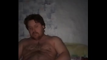 Preview 2 of Dress Gagged - Gay man sat down on the couch to masturbate!