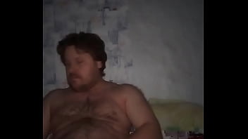 Preview 3 of Dress Gagged - Gay man sat down on the couch to masturbate!