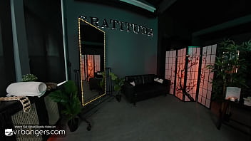 Preview 1 of Xxxxxx Comxxxxx - VR Bangers: Hot Beautiful Latina Gets Fingered and Fucked During Massage pt.1