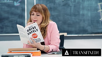 Preview 1 of Sex Wab In - TRANSFIXED - Erica Cherry Pounds Whitney Wright With Her Big Trans Cock At Driver&#039_s Ed!