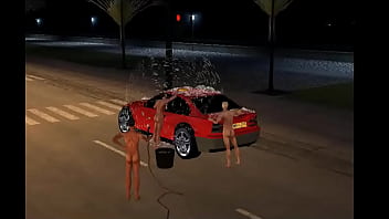 Preview 3 of Video Peye - NAKED MALE CAR WASH