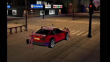 Preview 1 of Video Peye - NAKED MALE CAR WASH