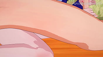 Preview 2 of Estelle Lorence - Komi-san | Osana Najimi como la putita que es se pone a chupar y follar en el supermercado