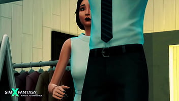 Preview 1 of Abbey Bar Afield - Seduced a rich man in a store and gave anal - 3D Animation