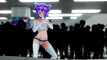 Preview 2 of Teen Face Sqirt - Mindcontrol Headphones with Projekt Melody! [ENF][Strip]