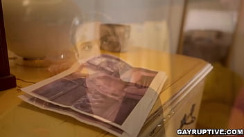 Preview 2 of Klassickaya Sekis - Alpha Wolfe has sex with his male lover Isaac X. Siri Dahl finds her husband Alpha Wolf&#039_s secret stash of gay porn,  she&#039_s shocked,  she never thought that he could be gay and having an affair.