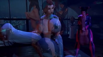 Preview 4 of 13 Vdns - Transbians like to party: Futanari Music video