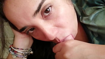 Preview 2 of Suprising In Shower - exquisita mamada haciendo que te corras en mi boquita