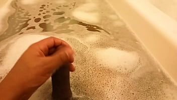 Preview 1 of Vince Banderos Black Casting - jacking off in the bathroom