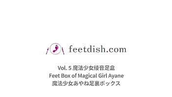 Preview 1 of Alina Lin Bus - Feetdish 5: Feet Box of Magical Girl Ayane （sample 5/8）