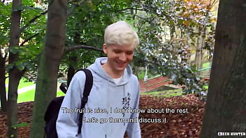 Preview 2 of Wwwsex Vods - Twink Blonde On His Way Home When He Bumps Into A Guy Who Wants His Dick Fucked And Pay At The Same Time - BigStr