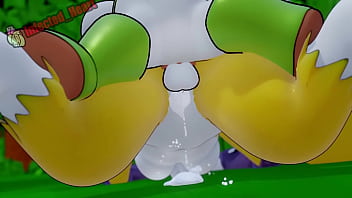Preview 2 of Lactating And Pissing - Renamon x Kumamon (Sound) (Loop)
