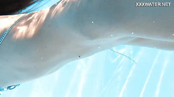Preview 3 of China Vidoxxx - Russian baddy Ivi Rein gets horny underwater