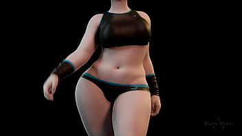 Preview 2 of Turkish Kamera - Mei sexy walk 3d animated nude pmv