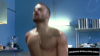 Preview 4 of Maman A - Hunk Cake Maker Railed By Massive BBC - Beaux Banks,  Devin Trez - RagingStallion