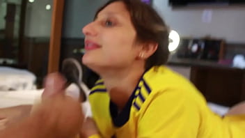 Preview 2 of Teen Sex Antwoord - Se puso una camiseta de Boca y se cogi&oacute_