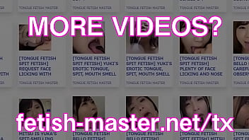 Preview 4 of Chto Znachit S M - Japanese Asian Tongue Spit Face Nose Licking Sucking Kissing Handjob Fetish - More at fetish-master.net