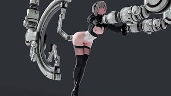 Preview 1 of Bangladeshi Chjoolxx - 2B Yorha Разработка анала 18  со звуком