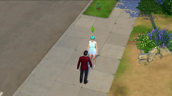 Preview 1 of Kora Kori Xxx - SIMS 4 - CHICK GIVES HEAD IN PUBLIC AND GETS FUCKED ROUGH BY GUY