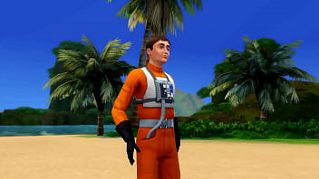 Preview 1 of Black Havsee Sex - SIMS 4: I Dream of Jeannie&#039_s - a Parody