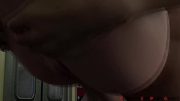 Preview 2 of Happy Lesbien - Hot ass MILFs from Resident Evil fucked by big dicks