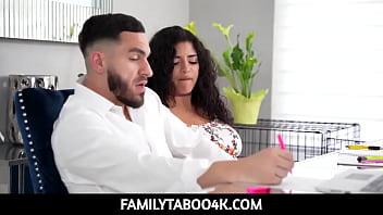 Preview 3 of Sophia Leone With Gangbabg - FamilyTaboo4K-Stepbrother and his stepsister cannot resist each other and fucks all the way