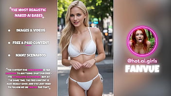 Preview 1 of Stickam Cumshot - Hot AI-Generated Babes On Public Streets - Photo Collection