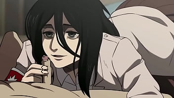 Preview 2 of Nangi English Video - Shingeki no kyojin - Pieck se encari&ntilde_a con un pene peque&ntilde_o y lo chupa como zorra