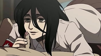 Preview 1 of Nangi English Video - Shingeki no kyojin - Pieck se encari&ntilde_a con un pene peque&ntilde_o y lo chupa como zorra