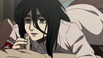 Preview 4 of Nangi English Video - Shingeki no kyojin - Pieck se encari&ntilde_a con un pene peque&ntilde_o y lo chupa como zorra