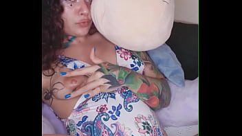Preview 1 of Xxxu Video 2019 - pedazodchicle masturbates her pussy and anus on her stuffed toys