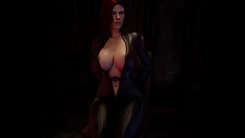 Preview 1 of Luz Amiga Skype - Black Widow