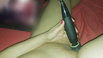 Preview 4 of Viola Bailey Gang - Hot wife watching porn and masturbating until orgasm while husband watch PREVIEW Karina and Lucas