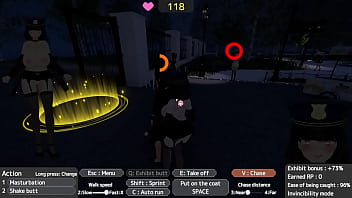 Preview 1 of Tube Life Cam - policia zorrita se cansa de seguir la ley y decide exhibirse en un parque publico (sus compa&ntilde_eras la descubren)