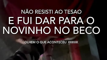 Preview 2 of Mom Sleep Her Son Rap - Aline Tavares Vi o loirinho no carnaval de campinas e n&atilde_o resisti,  seduzi ele na rua mesmo com todos passando,  fomos para um beco transar o barulho foi tanto que jogaram &aacute_gua na gente e por fim o pedestre nos flagrou !
