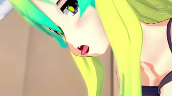 Preview 4 of Strip Ohmibod - LUCOA DRAGON MAID SLOPPY BLOWJOB