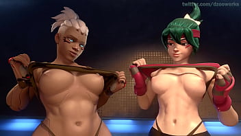 Preview 3 of Pokish Bisex - Soujurn &times_ Kiriko