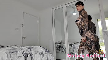 Preview 4 of Uncle Fuck Mom And Teach Daughtr - Sheer White and Dark Purple Micro Bikini Try on Haul Melody Radford