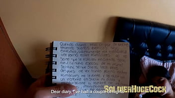 Preview 2 of Aunti Woman - In my st3p-d4vght3r&#039_s diary she says that she wants to fuck me... So I make her fantasy come true and I fuck her without a condom
