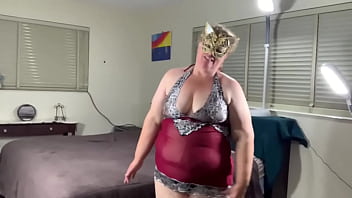 Preview 1 of Beautiful American - White Big Tits Milf (Big Ass BBW)(SSBBW) Masturbates Big Fat Wet Juicy Pussy (Black Guy Jerking Off &amp_ Cum On Ass) Masturbate Together (Mutual Masturbation) Handjob