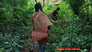 Preview 3 of Bid Bbobs - African hunter fucked strange BBW woman in the forest and this happened to him -