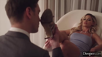 Preview 1 of Anal Strapon Milf - Deeper. Foot Fetish Compilation