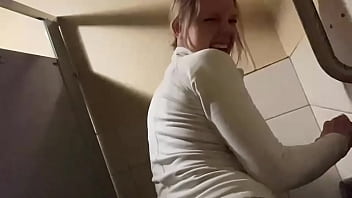Preview 2 of Downlod Vido Xxx Sex Wwcom Pp - Wife Creampied then Fucks Husband in Public Restroom