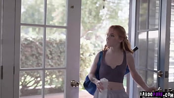 Preview 1 of Mom And Small Boy Her Bathroom - Sexy Madi Collins wants to impress her hot coach Seth Gamble and starts seducing him with her sexy body
