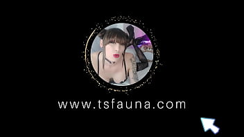 Preview 1 of Vajina Rosa Dildo Gritos - Transgender Girl does Anal while sucking a lollipop