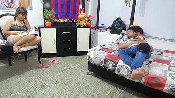 Preview 1 of Asia Drug - escansaba llega mi hermano con ganas de follar y como no le pongo cuidado busca la manera de follar mi co&ntilde_o
