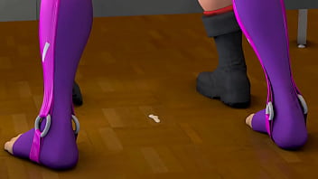Preview 4 of Kail Life - Cammy vs Dickgirl-Juri reupload